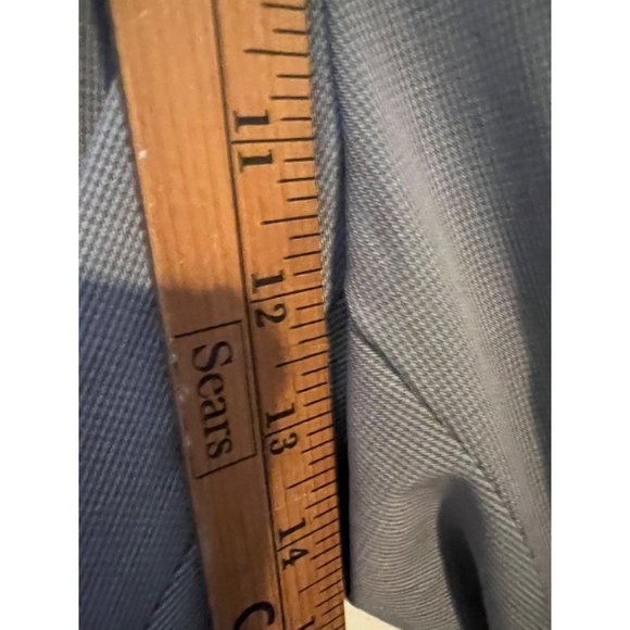 Van Heusen Flex Fit Dress Pants Mens 36 x 32L Grey Check Straight Leg Non Iron - Picture 3 of 11